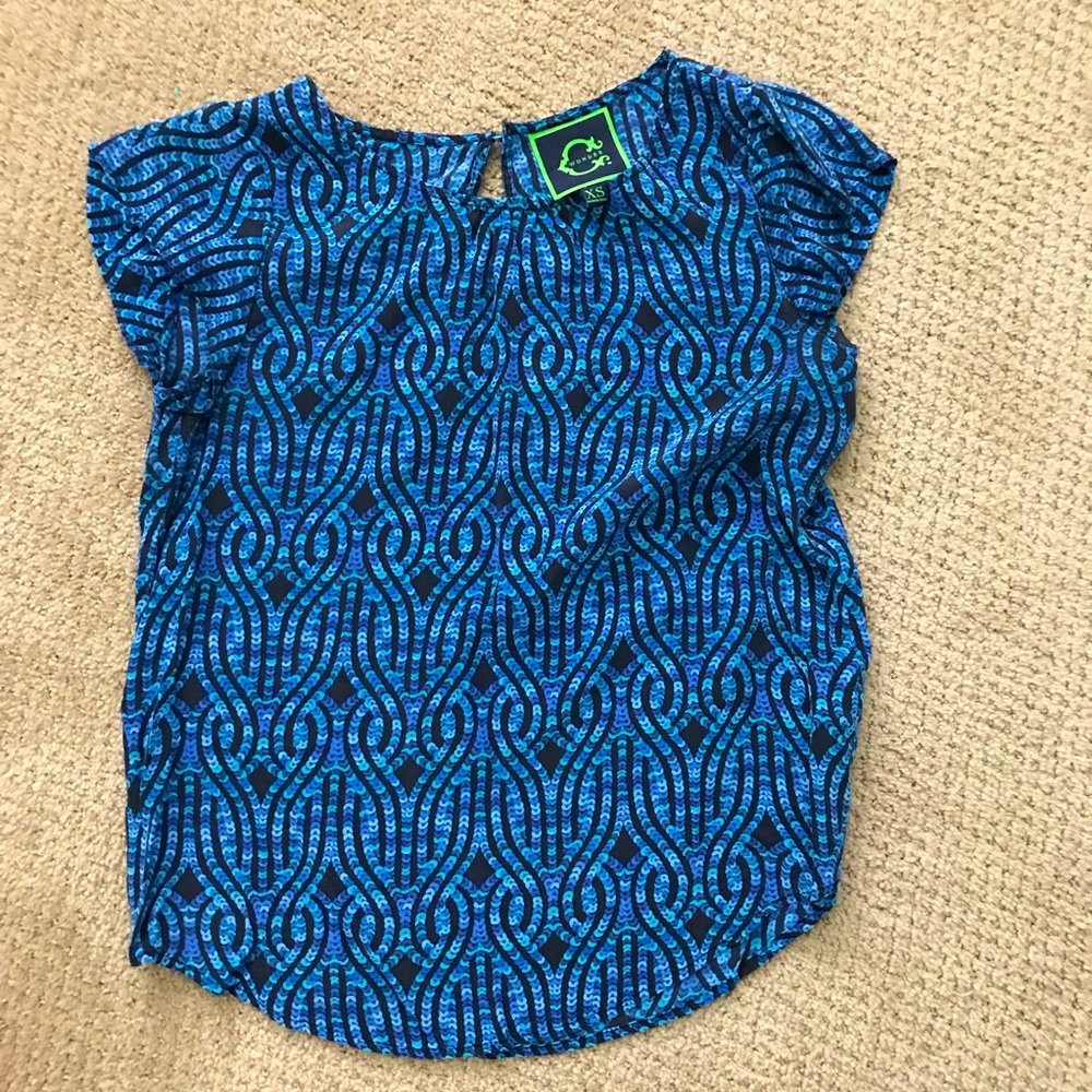 XS Silk Dress Top